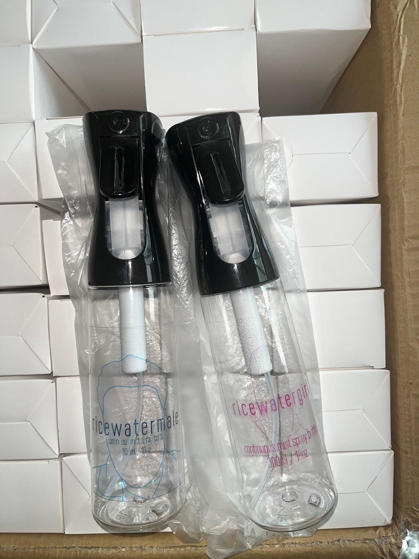 (Add on): ricewatergirl - continuous mist spray bottles 300ml/10oz (Wholesale)