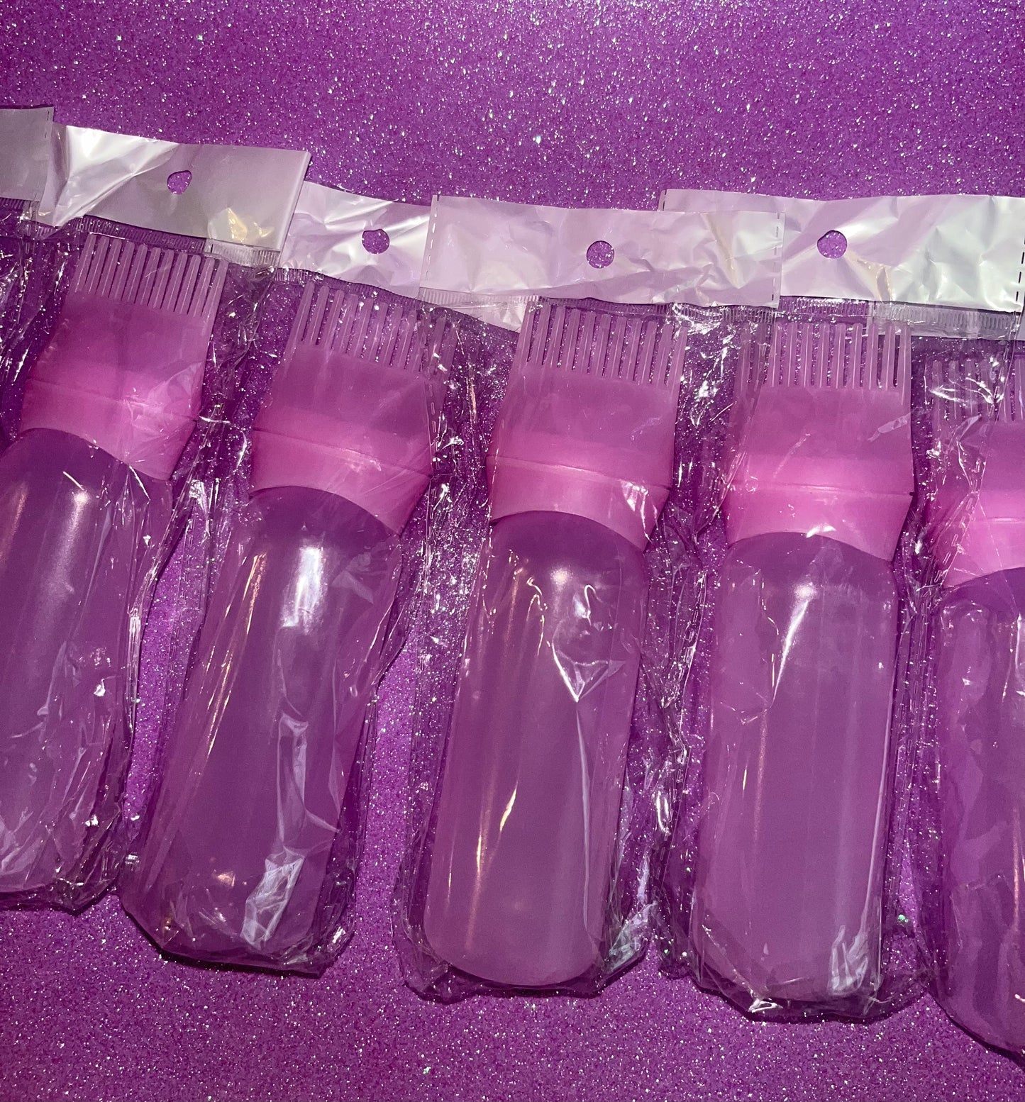 (Add on) comb applicator bottle - pink - 177ml/6oz