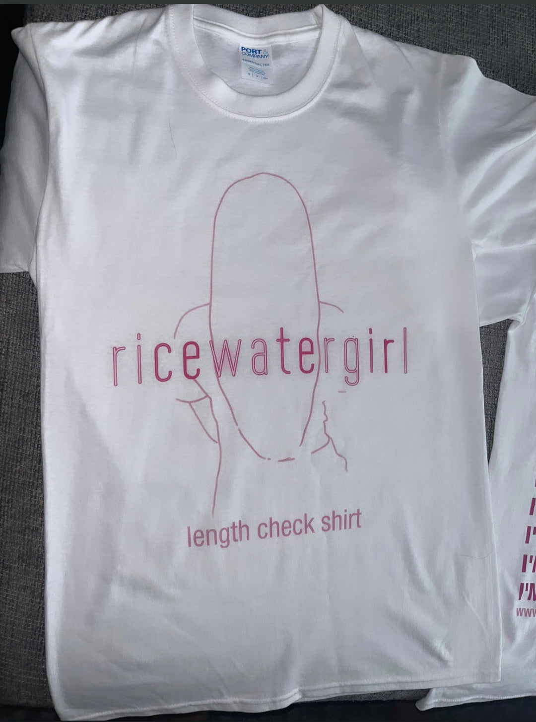ricewatergirl - length check shirt