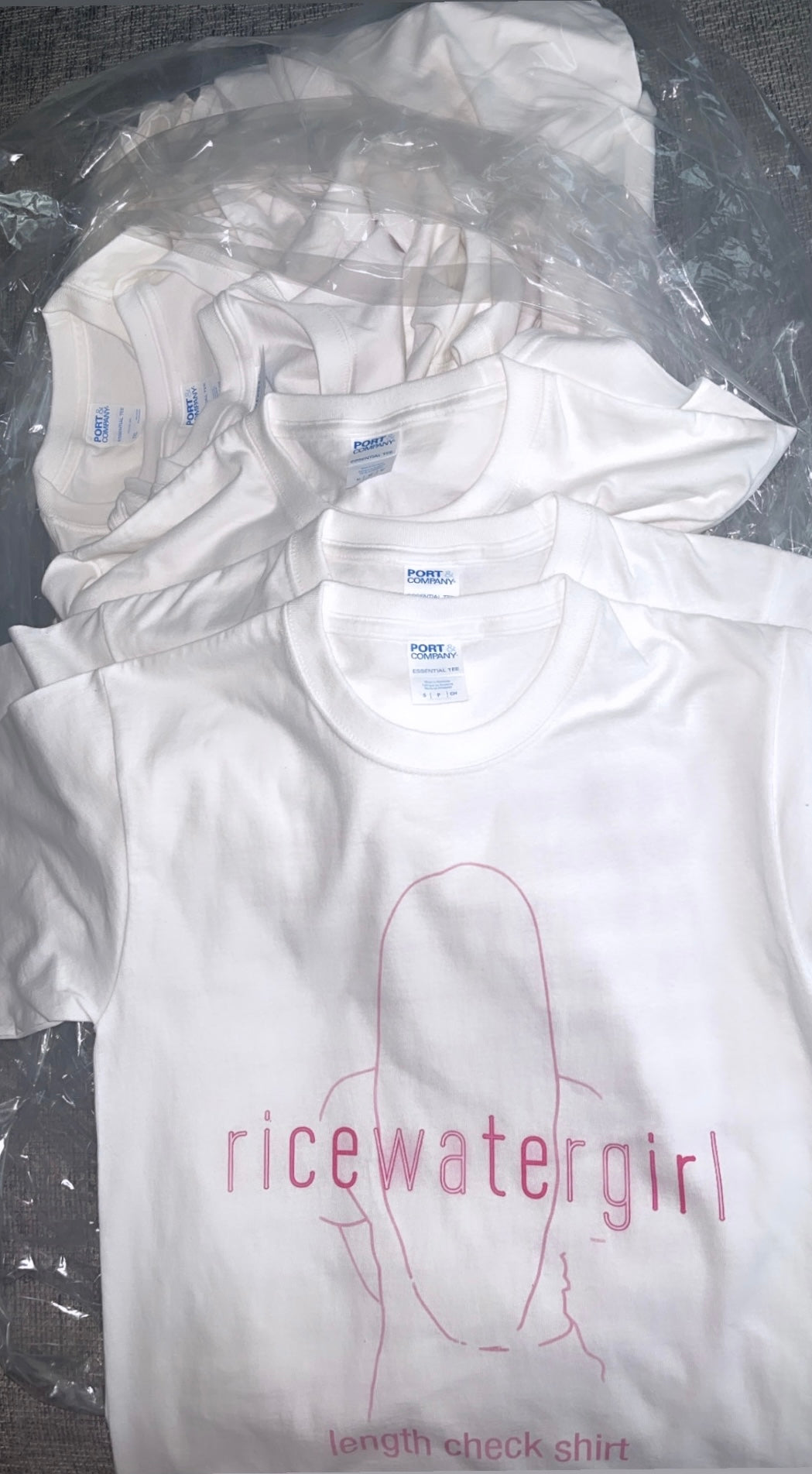ricewatergirl - length check shirt