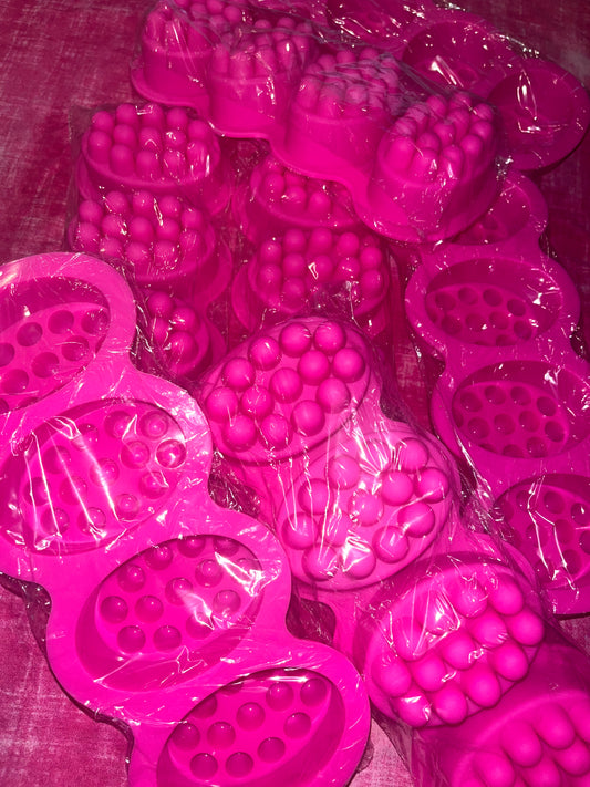 scalp massage bar mold - pink
