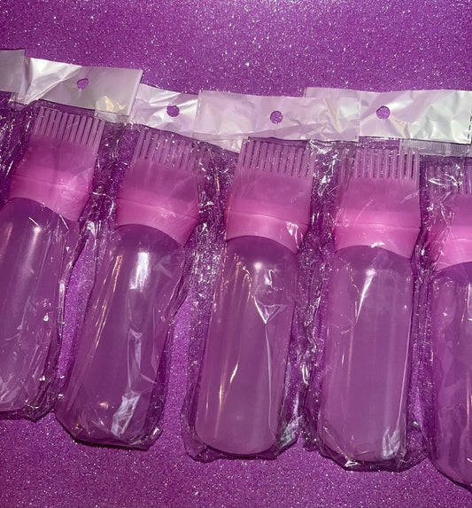(Add on) comb applicator bottle - pink - 177ml/6oz