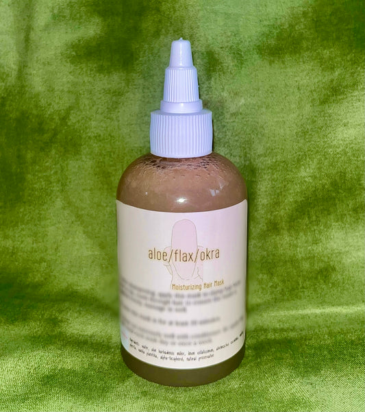 aloe/flax/okra - moisturizing hair mask