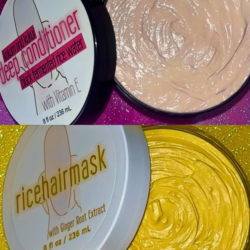 Black Friday 2024 Bundle #6 (8oz brwdc and 8oz ricehairmask)