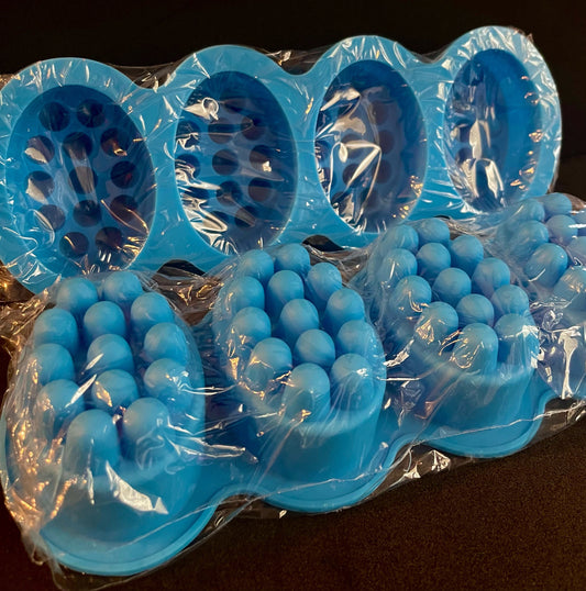 scalp massage bar mold - blue