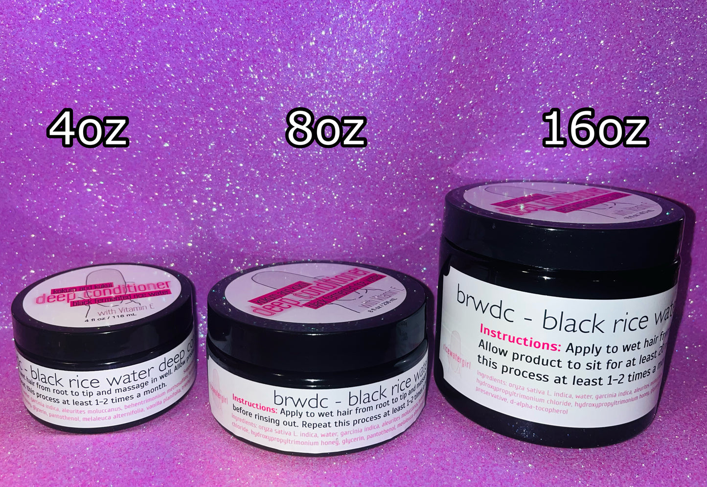 brwdc - black rice water deep conditioner